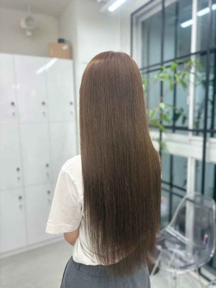 ロング カラー ベージュカラー オリーブベージュ 🌟ゆりあ🌟 JILLSTUDIOのヘアスタイル