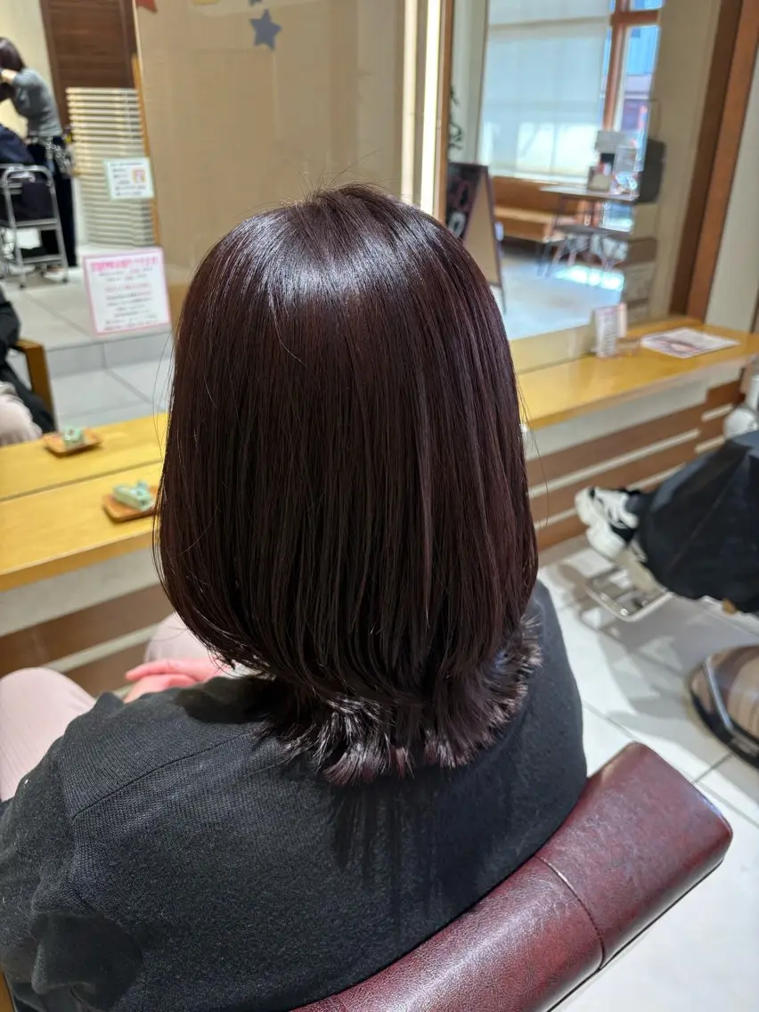 ミディアム カラー カット ヘアカラー トリートメント 🦋 Aoi🦋のヘアスタイル