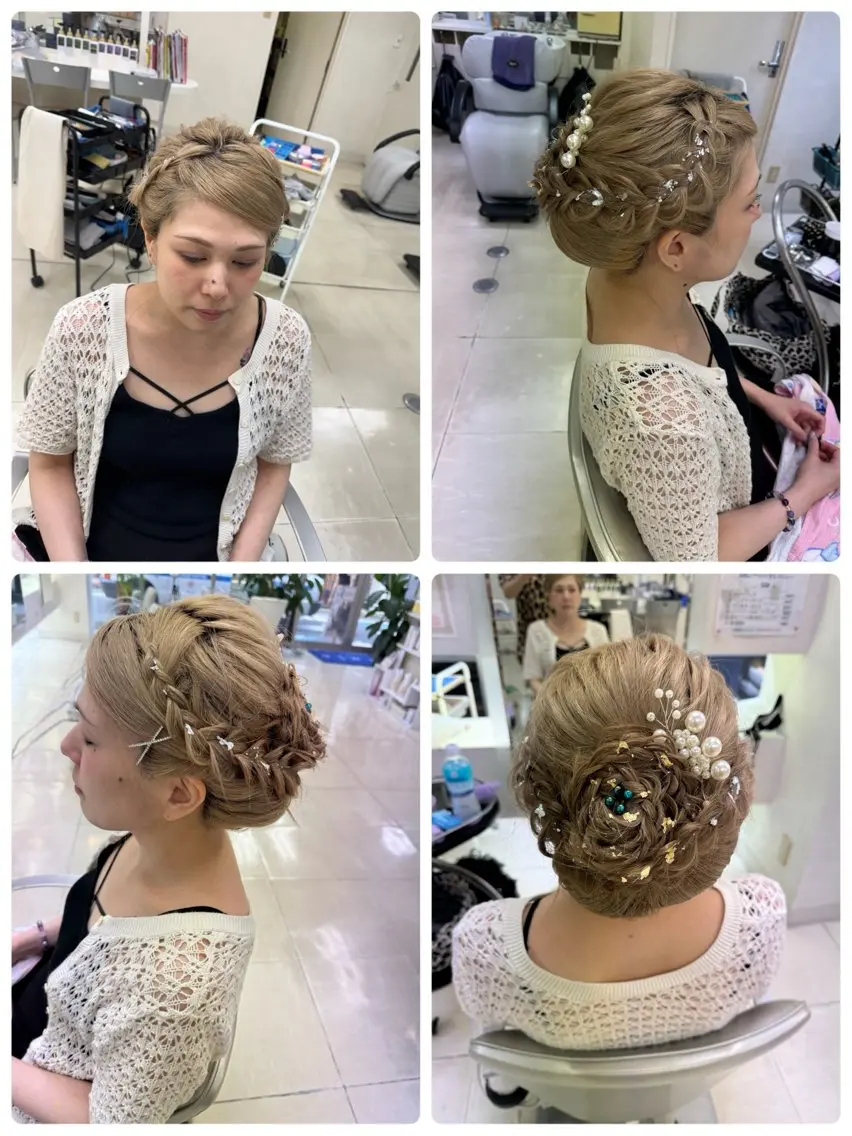 タカハシ リナのヘアスタイル