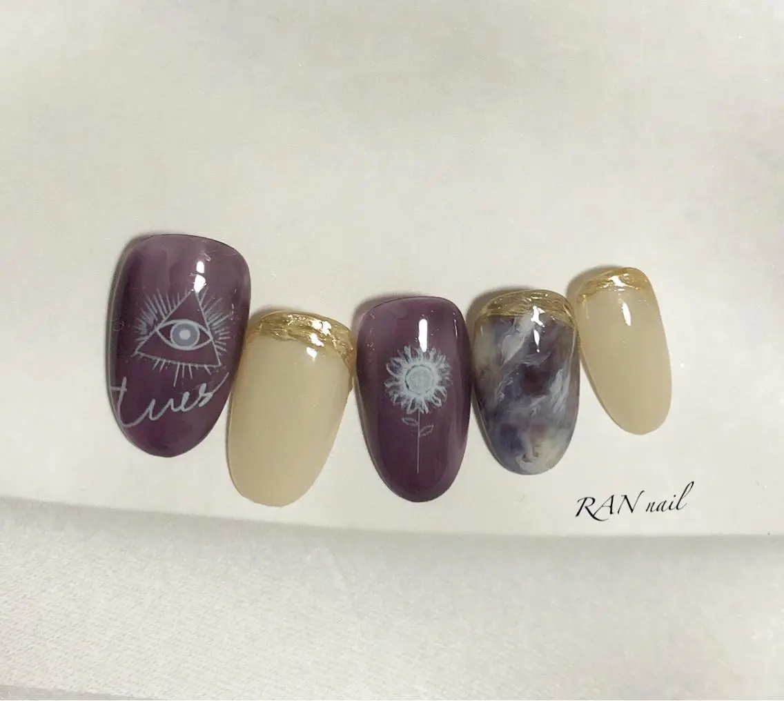 ネイル フットネイル オフィスネイル 春ネイル 夏ネイル ホワイト ハンドネイル フットネイル RAN nailのネイルデザイン