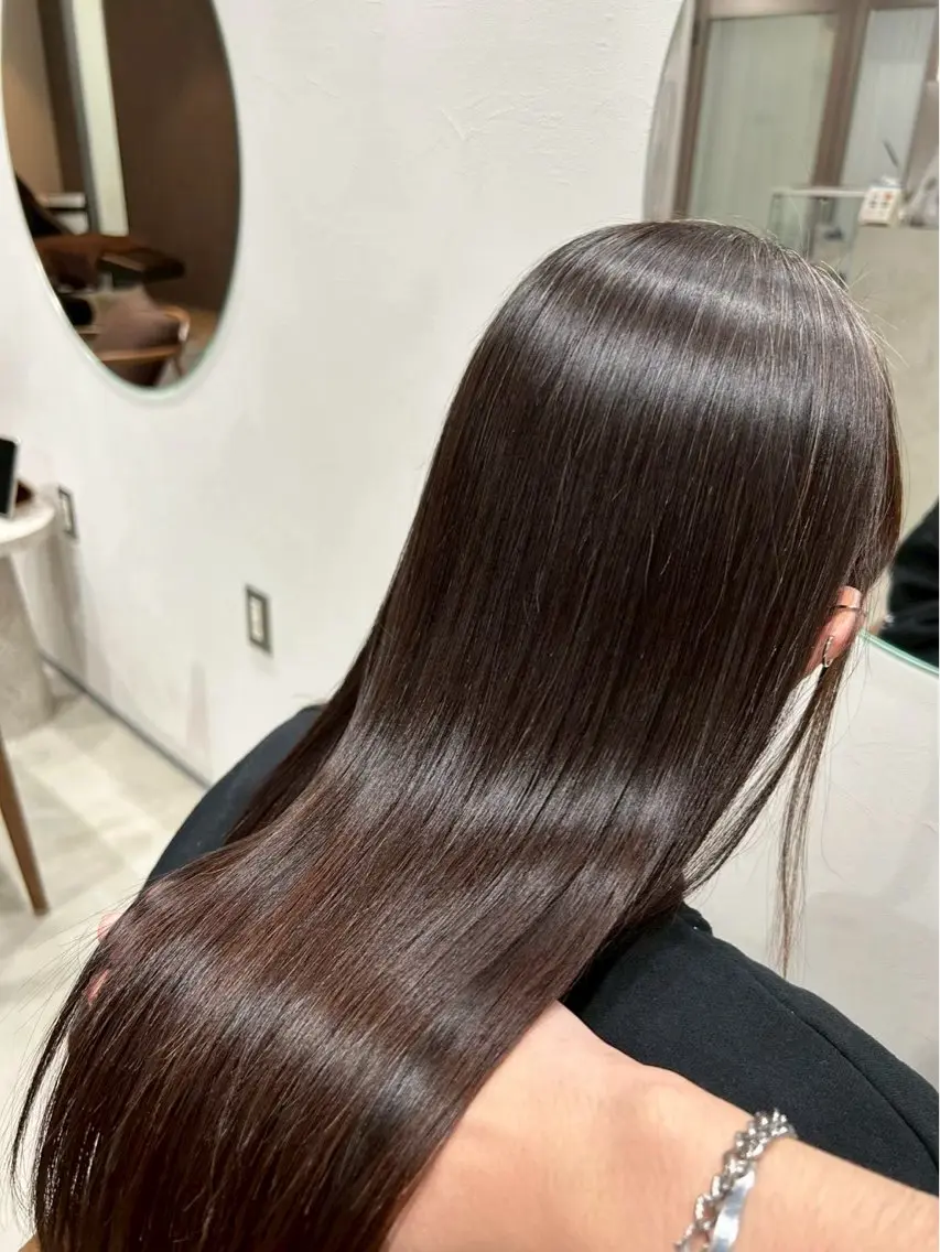 ロング カラー ブラウンカラー 透明感カラー ヘアカラー 【立川徒歩3分‼️】 モデル募集✨YUTAのヘアスタイル