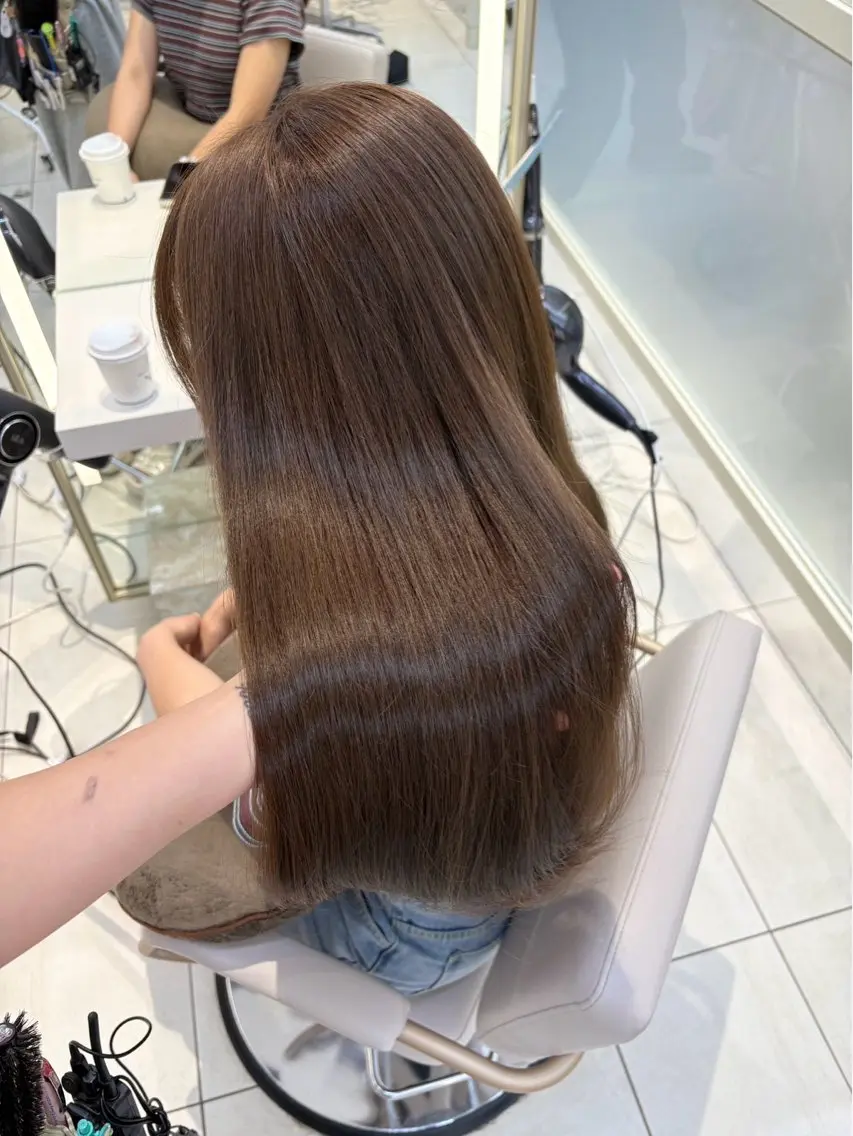ロング カラー ヘアカラー トリートメント 透明感カラー🌈 sena✨のヘアスタイル