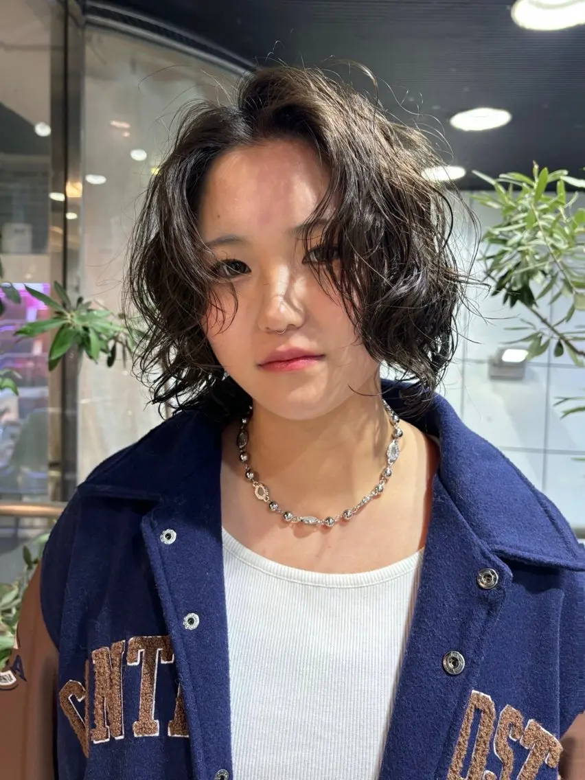 パーマ パーマ トリートメント ヘッドスパ 髪質改善　ネイル コトミ🐸のヘアスタイル