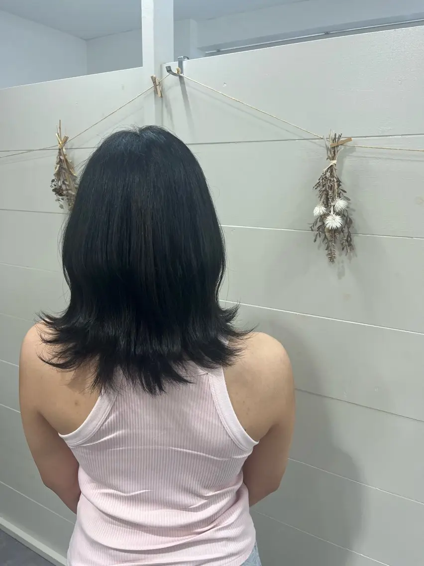 カラー 田口 夏鈴のヘアスタイル