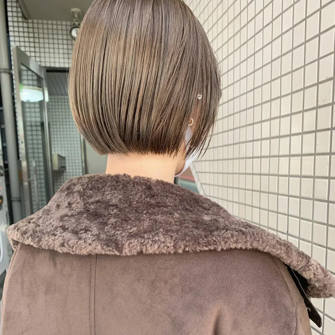 ショート カラー ヘアアレンジ ベージュカラー ボブ カット ヘアカラー トリートメント 🌿ショート🌿 パーマ🌿淳平のヘアスタイル