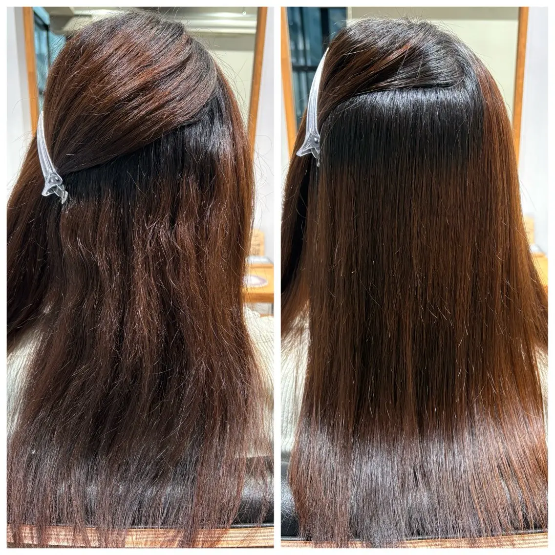 ロング トリートメント 酸性ストレート 縮毛矯正 トリートメント パル__レイヤー/パ ーマ/デザインカラーのヘアスタイル