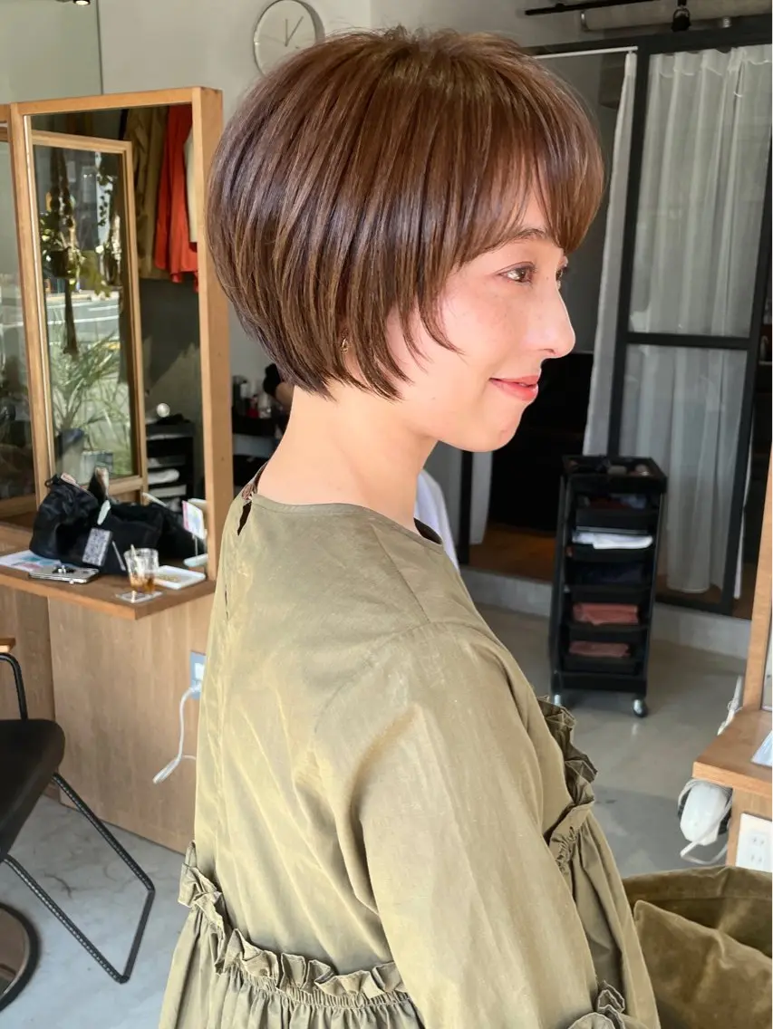 ショート カット トリートメント ヘッドスパ FERIA池田 田岡啓佑のヘアスタイル