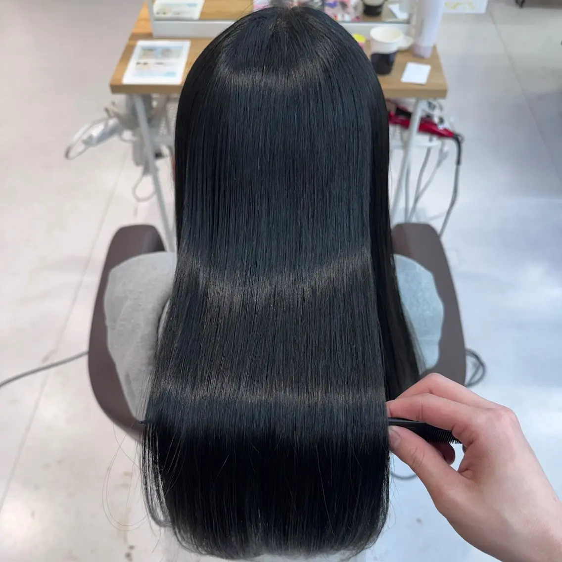 ロング カラー カット ヘアカラー トリートメント 田島拓海 ボブカットのヘアスタイル