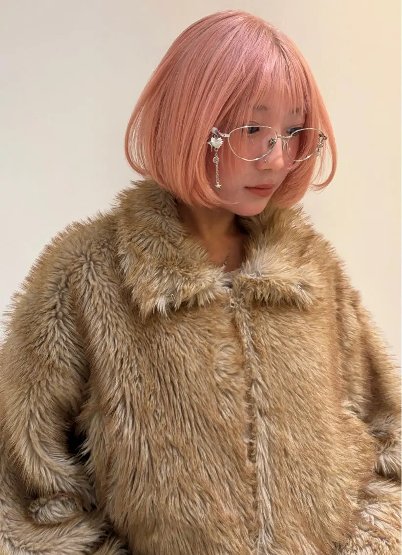 ミディアム カラー 楓^・◦・🎀^ ブリーチモデル募集中のヘアスタイル