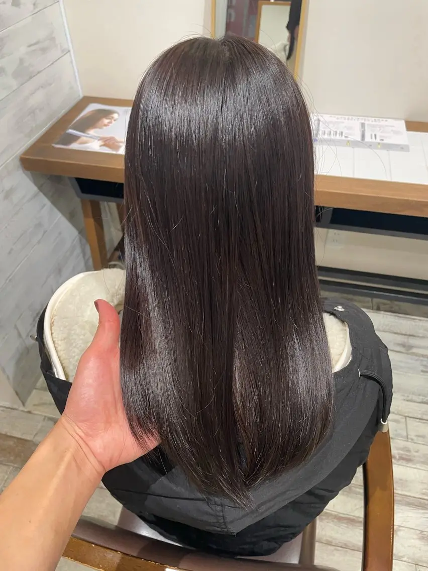 【minimo限定】艶カラー‼️サービストリートメント付きの写真