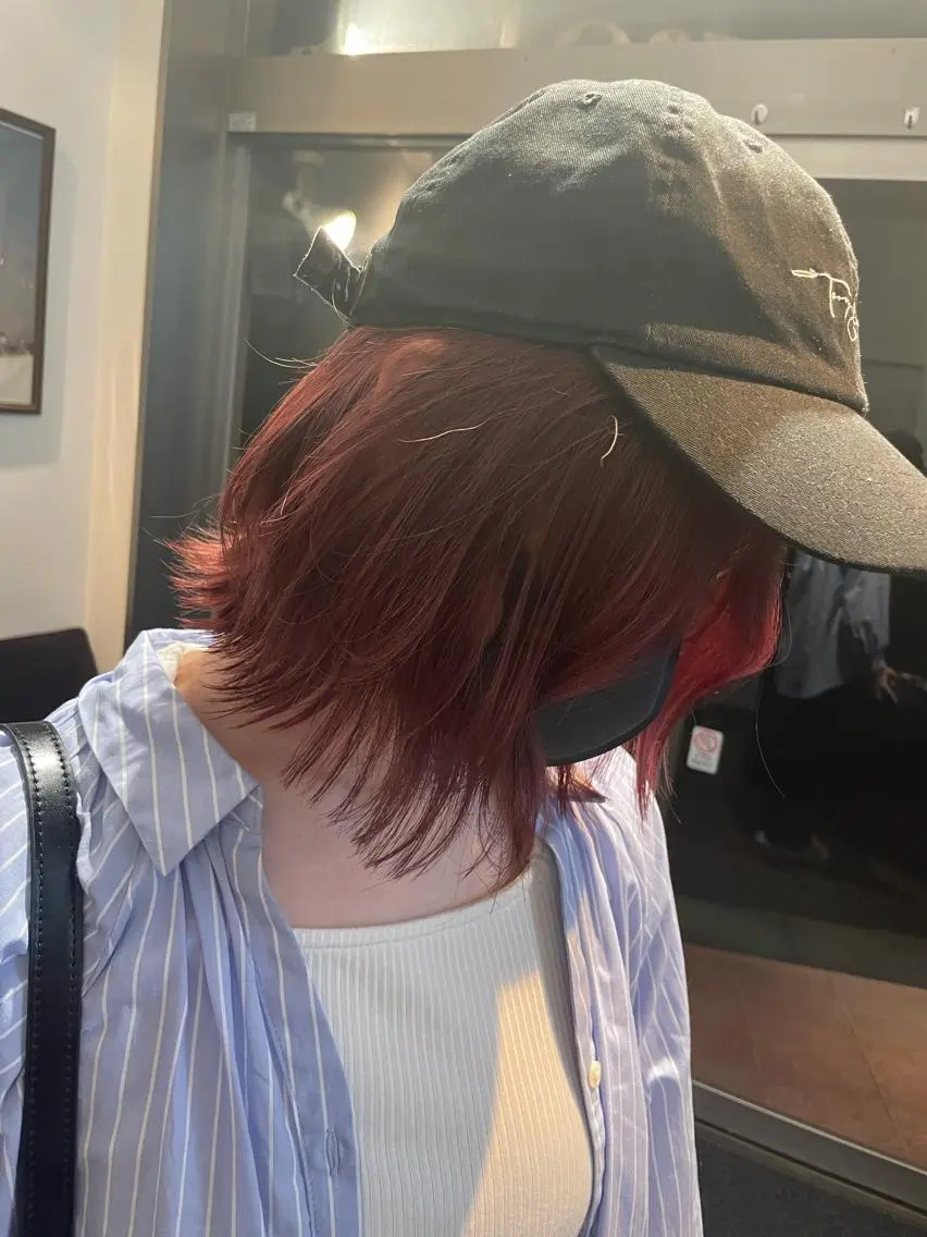 ブリーチレスカラー☆ワンカラーで高発色☆の写真