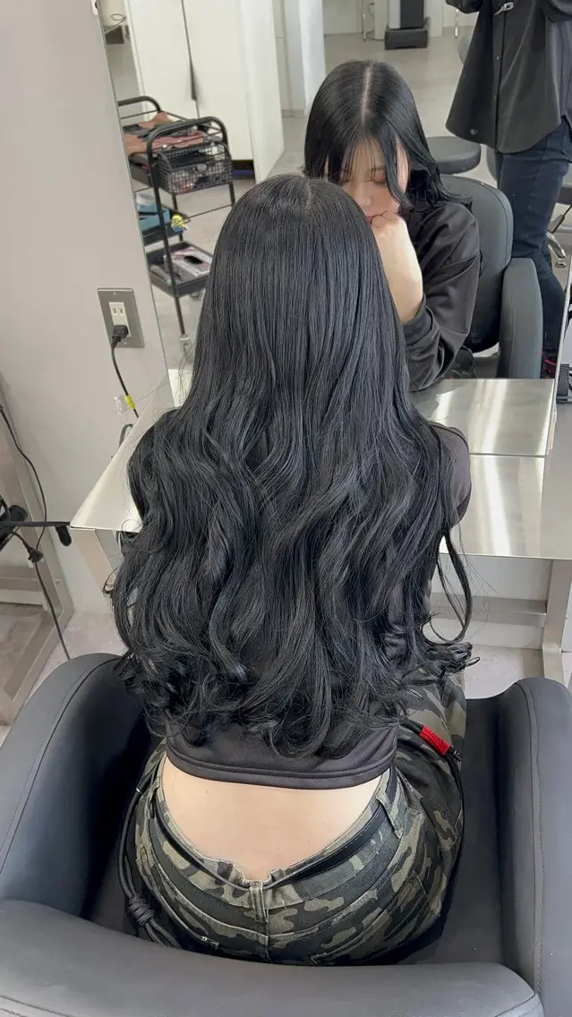 ロング 髪質改善 縮毛矯正 トリートメント 🫧髪質改善 講師🫧🍎幹細胞のヘアスタイル
