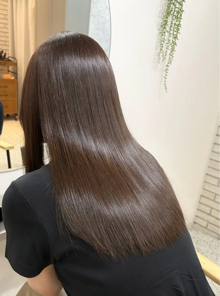 ロング 髪質改善 トリートメント 🧣艶カラー・ヘア セット Chie🧸のヘアスタイル