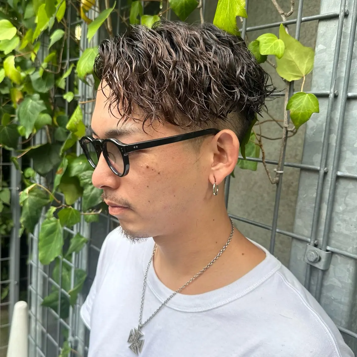 ショート パーマ メンズ カット パーマ トリートメント ツイスパ/メンズ パーマ/歩夢のヘアスタイル