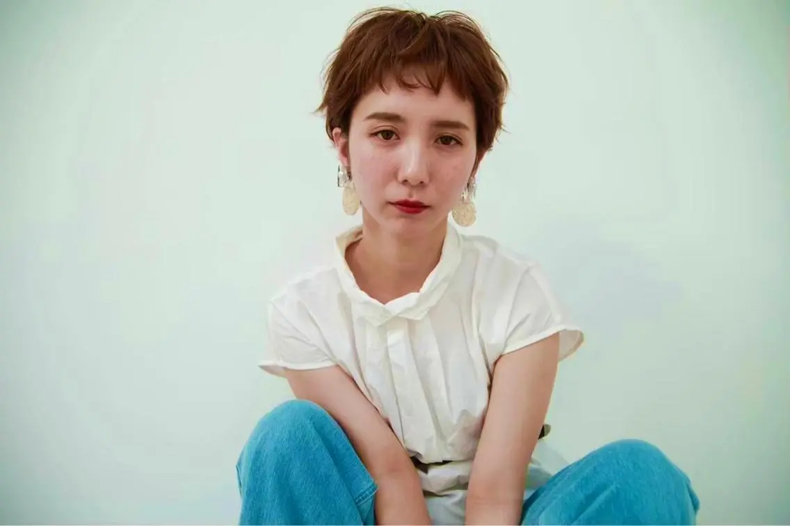 ショート カット 縮毛矯正 しもかわ かほのヘアスタイル