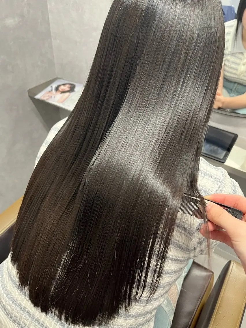 ロング 髪質改善 トリートメント カット トリートメント number_mai 🪽のヘアスタイル