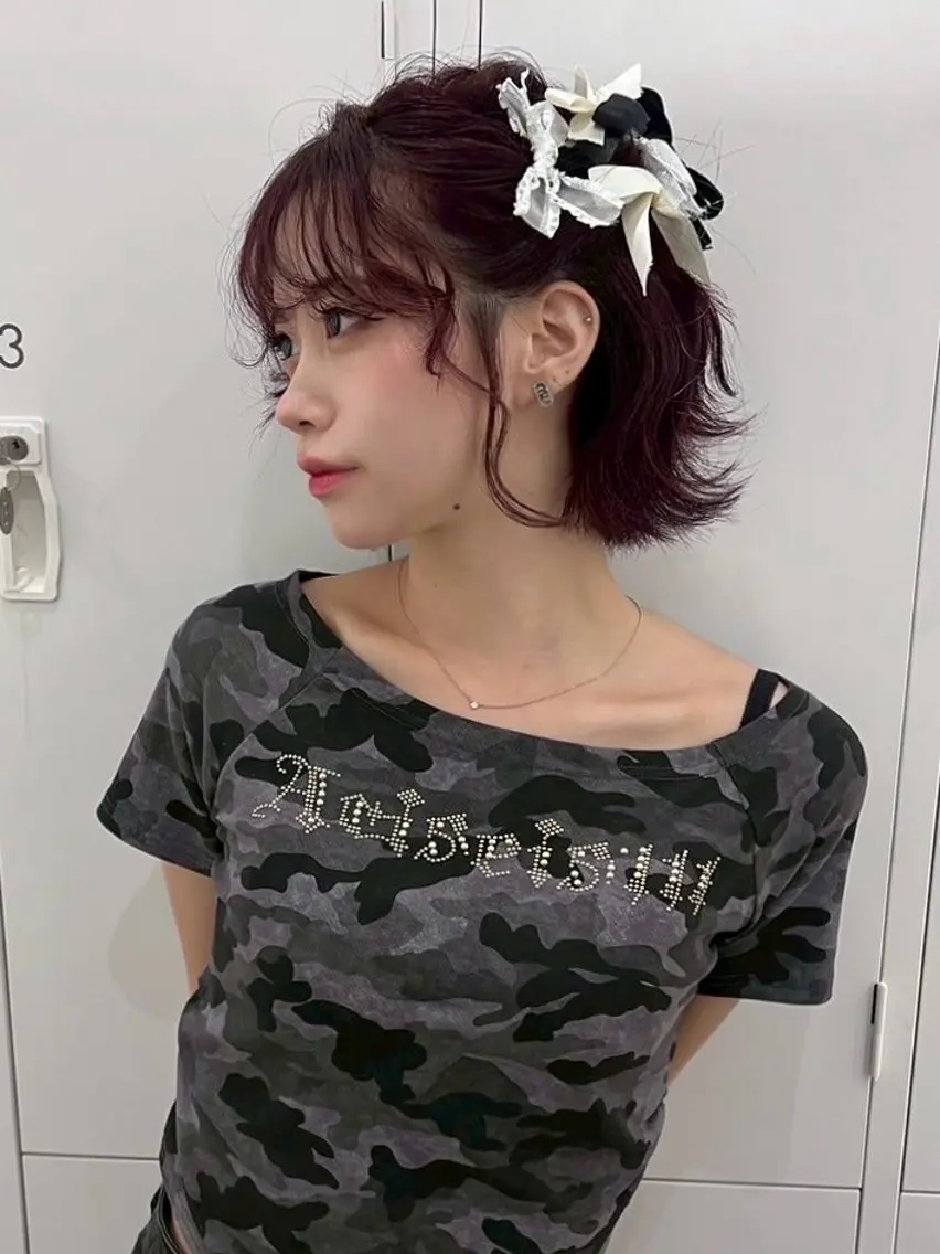 ヘアアレンジ ボブ ヘアセット 新宿❤︎ヘアセット ♡YUME🍀のヘアスタイル