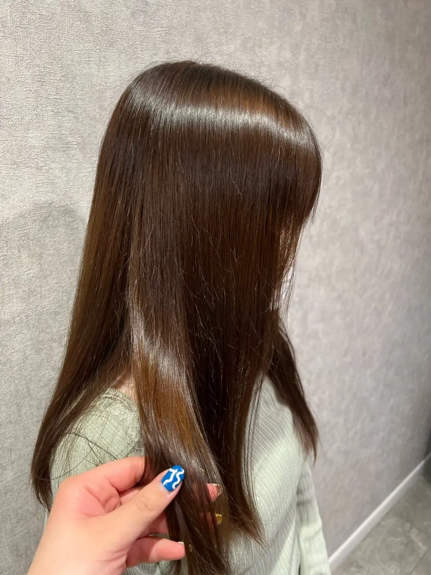 ロング letterby novel はるみのヘアスタイル