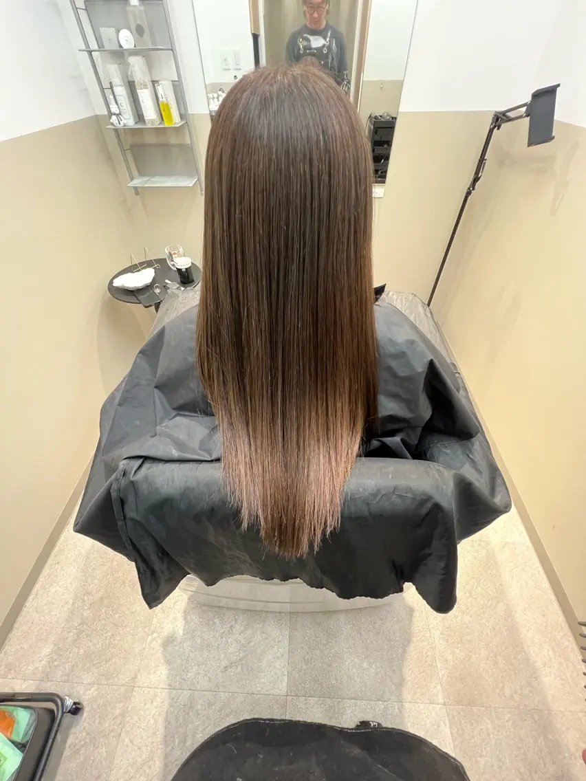ロング カラー パーマ 髪質改善 縮毛矯正 トリートメント カット ヘアカラー トリートメント 神戸三宮美髪矯正 髪質改善特化★神田のヘアスタイル