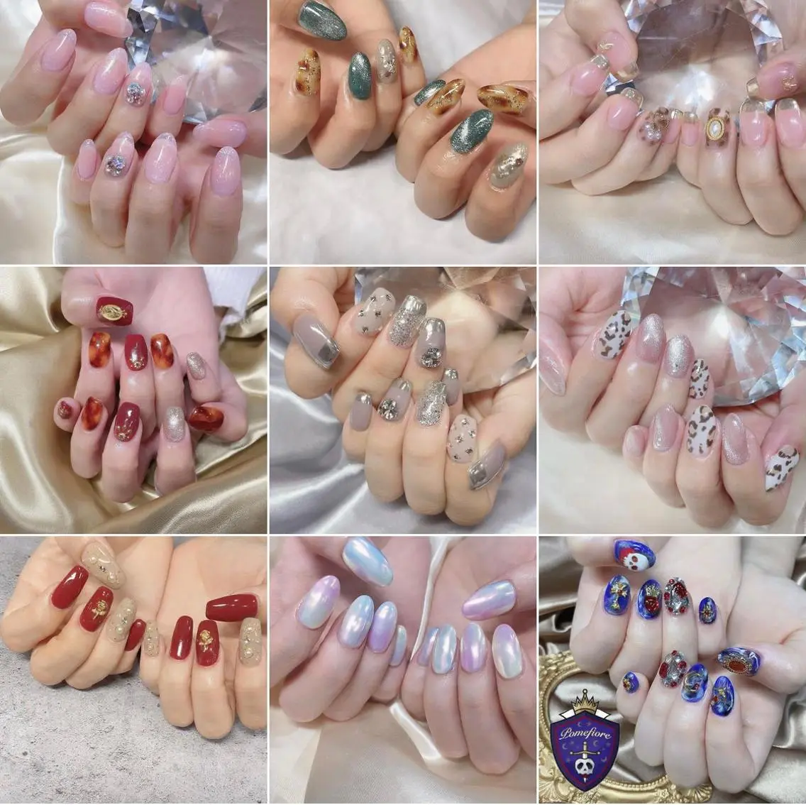 ネイル 渋谷／チップ長さ出し 👑アプレgel-xのネイルデザイン