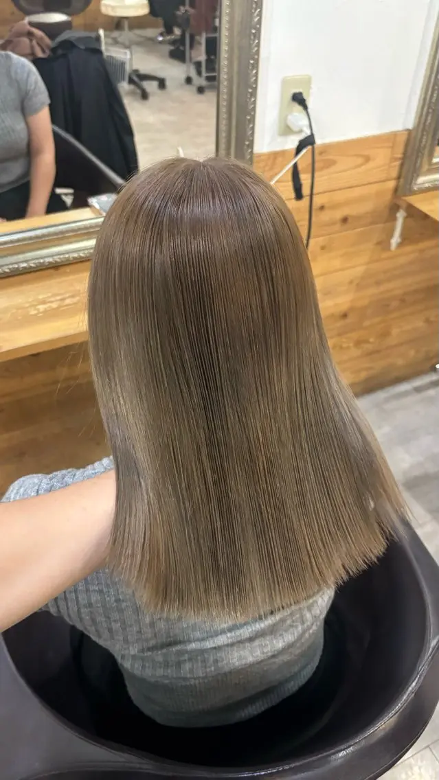 ミディアム カラー トリートメント 高槻No.1髪質改善 /艶髪カラー特化🫧のヘアスタイル