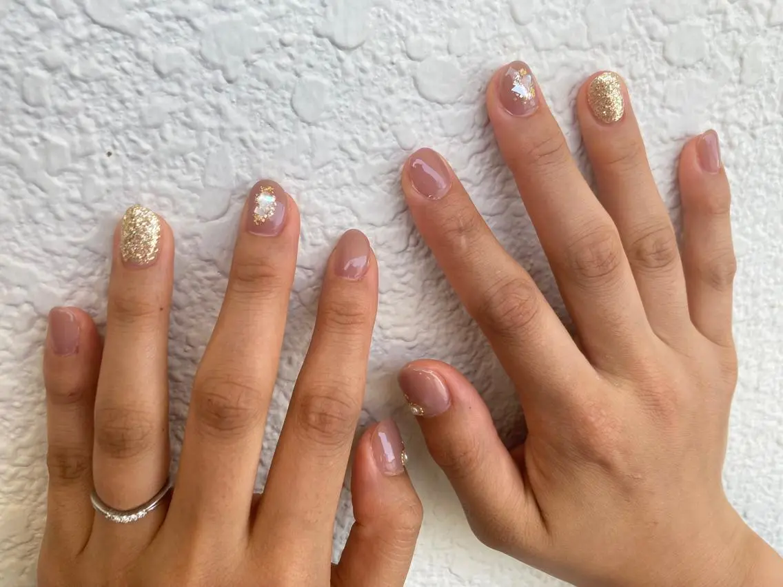 ショート ネイル ハンドネイル ✴︎ Delightのネイルデザイン