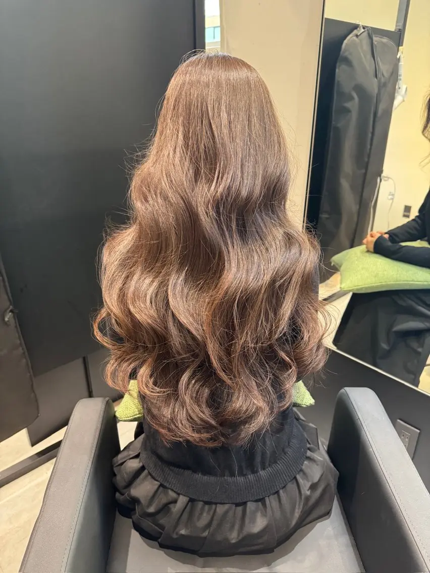 ロング カラー 韓国風スタイル 北田陸斗のヘアスタイル