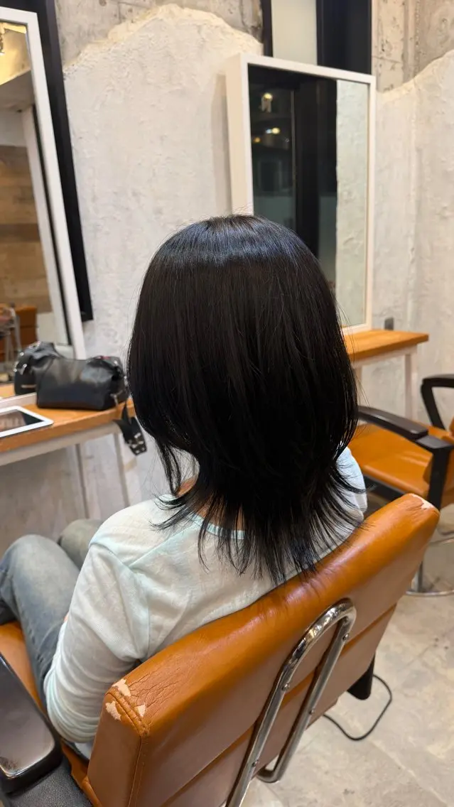 ミディアム ヘアカラー REM🤍 /SATOMIのヘアスタイル