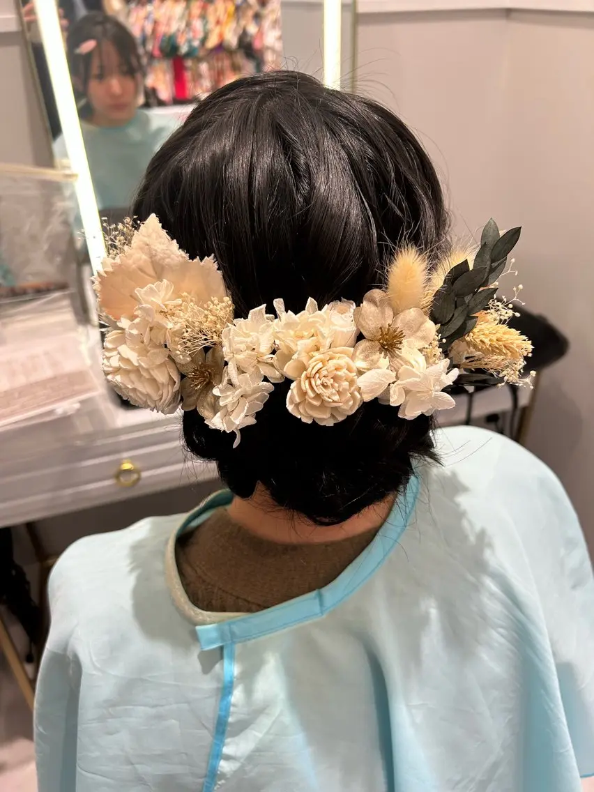セミロング 着付け Delight ヘアメイク着付けのヘアスタイル