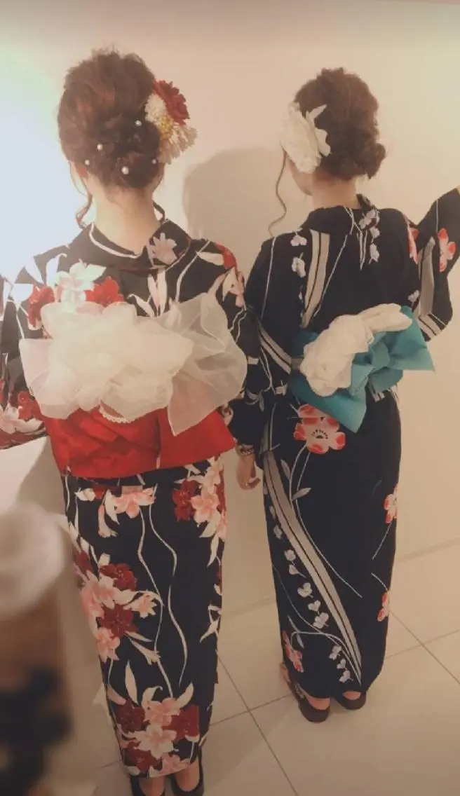 夏祭り浴衣着付けとヘアセット 髪型ある程度限定 minimo料金の写真