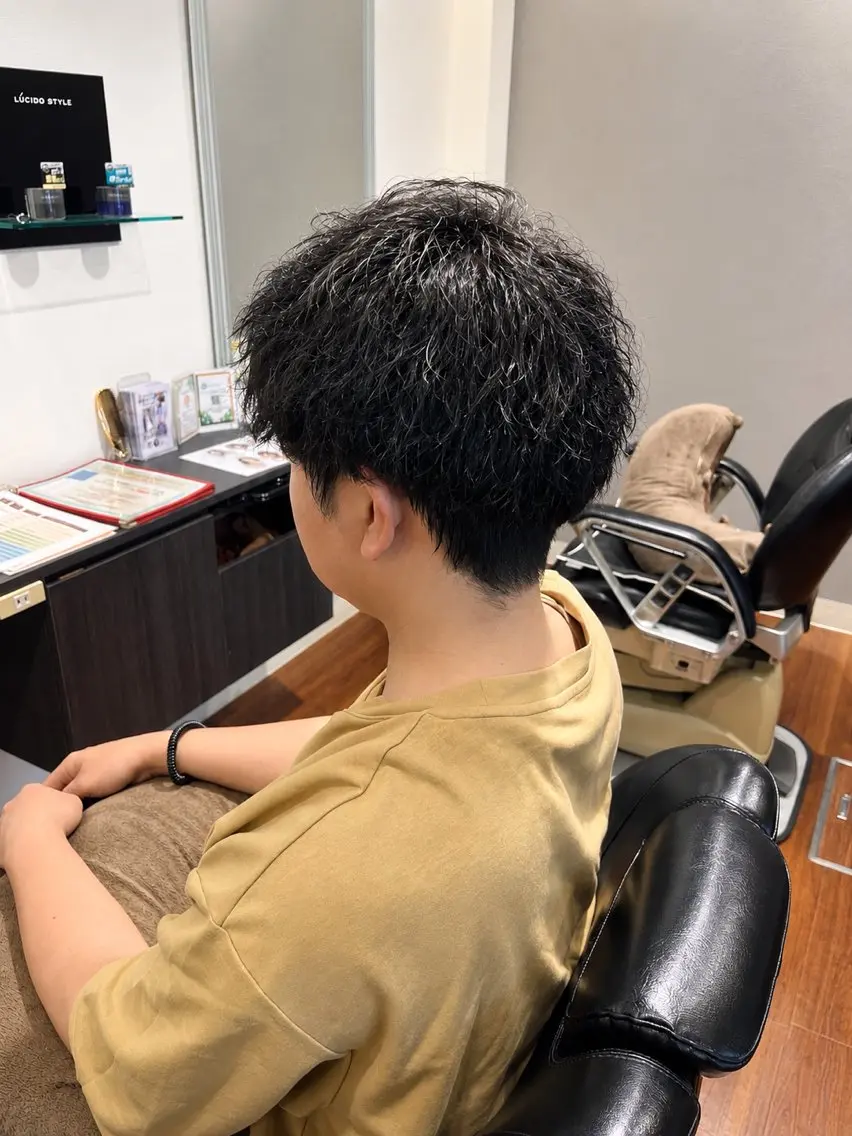 メンズ ヘアカラー トリートメント CUBE/ Harukaのヘアスタイル