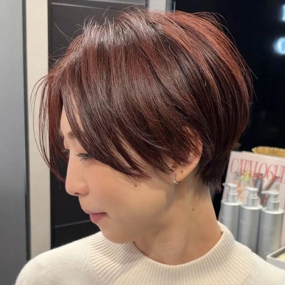 ショート ハンサムショート ショートヘア short hair design上八木店のヘアスタイル