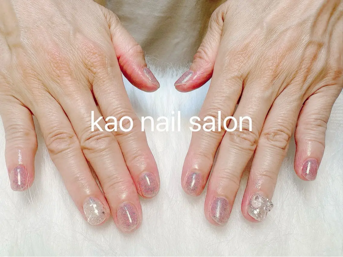 ネイル ハンドネイル kao nail マグネット/長さだしのネイルデザイン