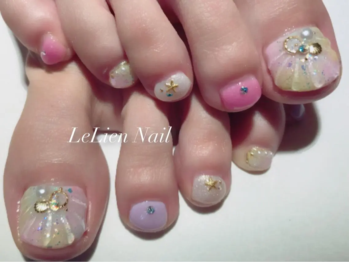 ネイル モチの良さ◉ フィルインネイル♡のネイルデザイン