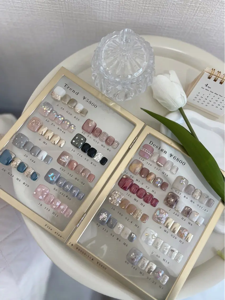 ネイル フットネイル ジェルネイル 韓国ネイル 夏ネイル nail salon Lauleaのネイルデザイン