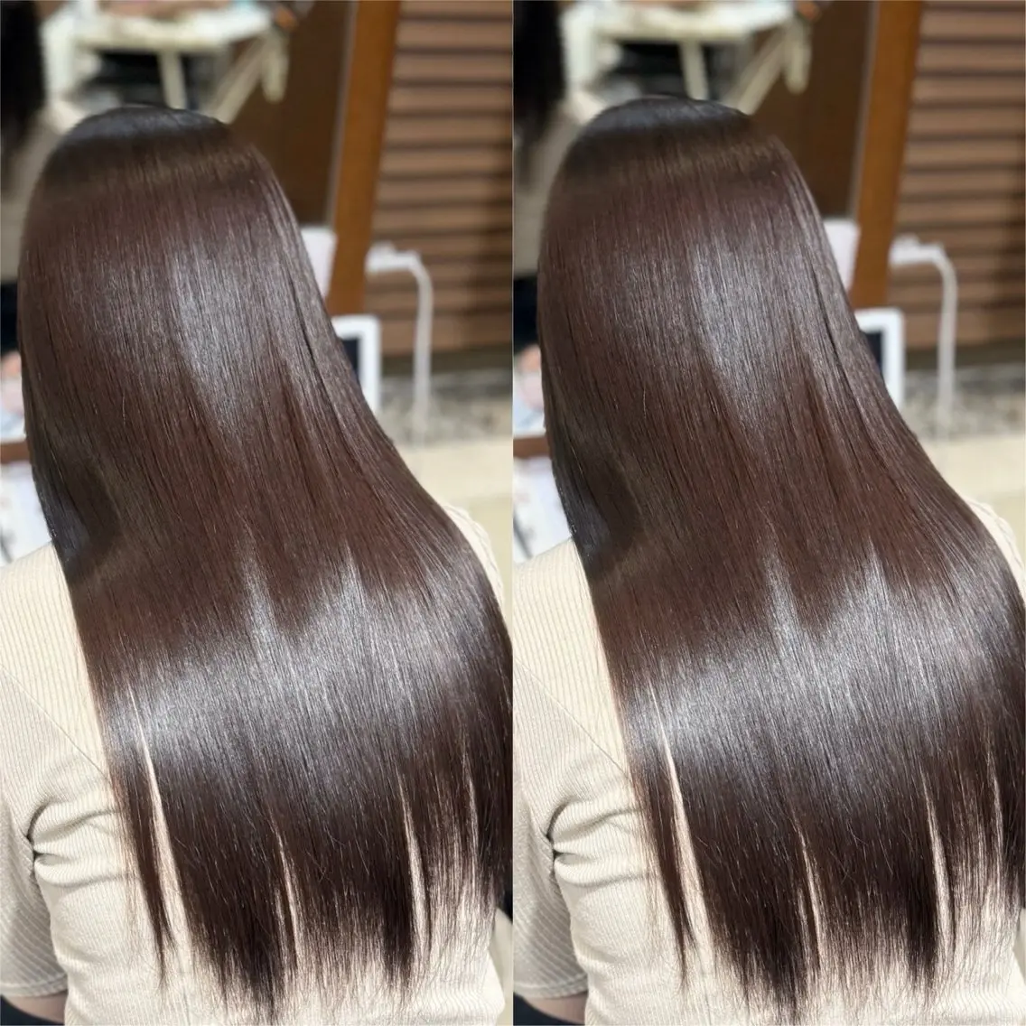 ブリーチなしダブルカラー+髪質改善トリートメント✨の写真