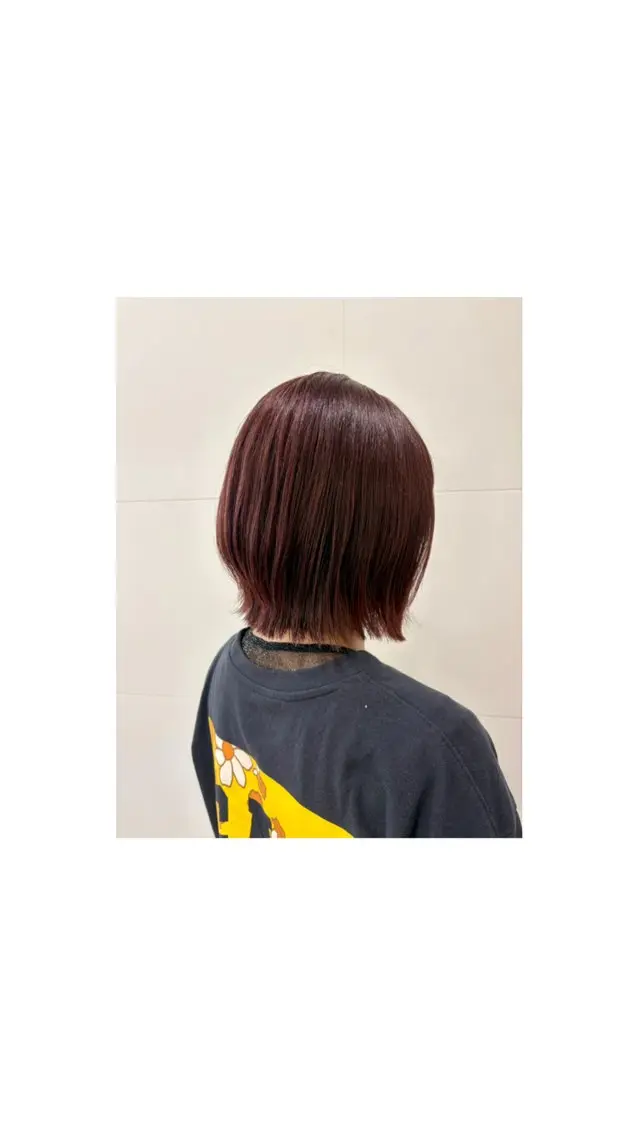 ショート カラー ボブレイヤー ボブ レイヤーカット カット ヘアカラー ayana/ 透明感カラー🫧艶感のヘアスタイル
