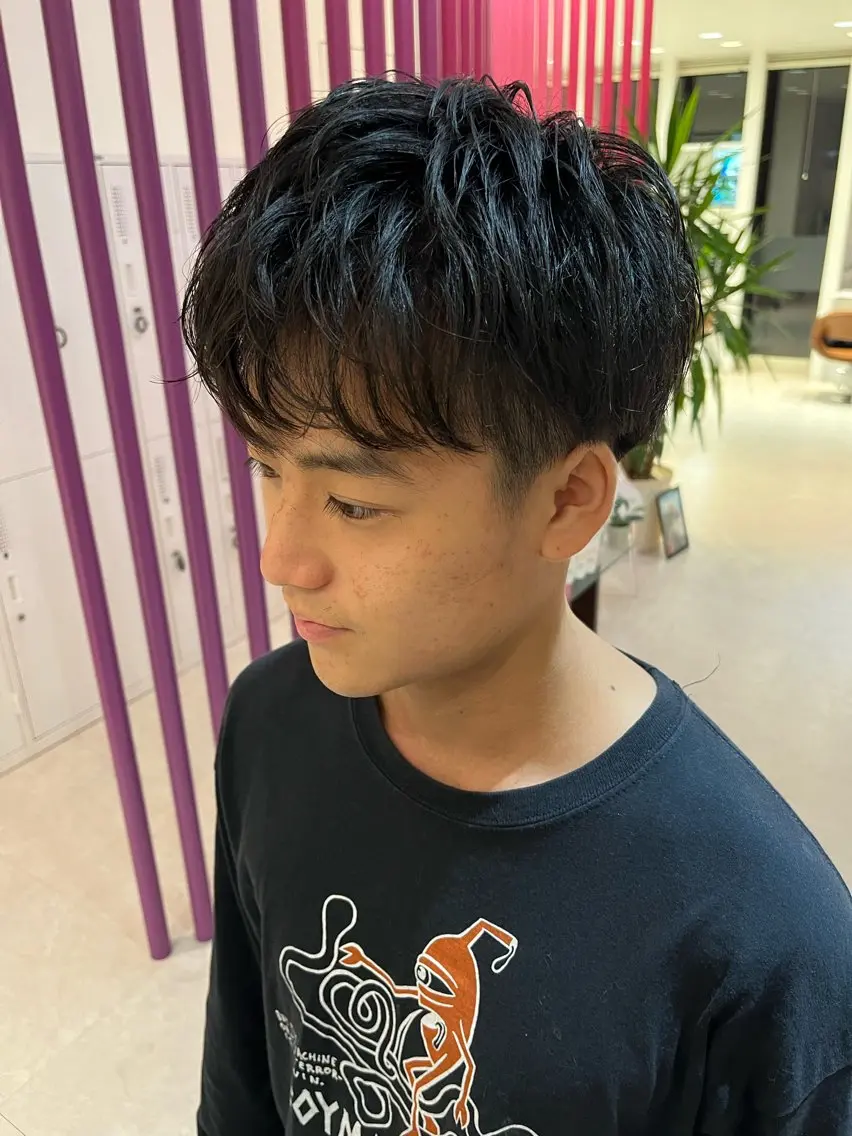 ショート メンズ マッシュ カット MAO カラーモデル募集中のヘアスタイル