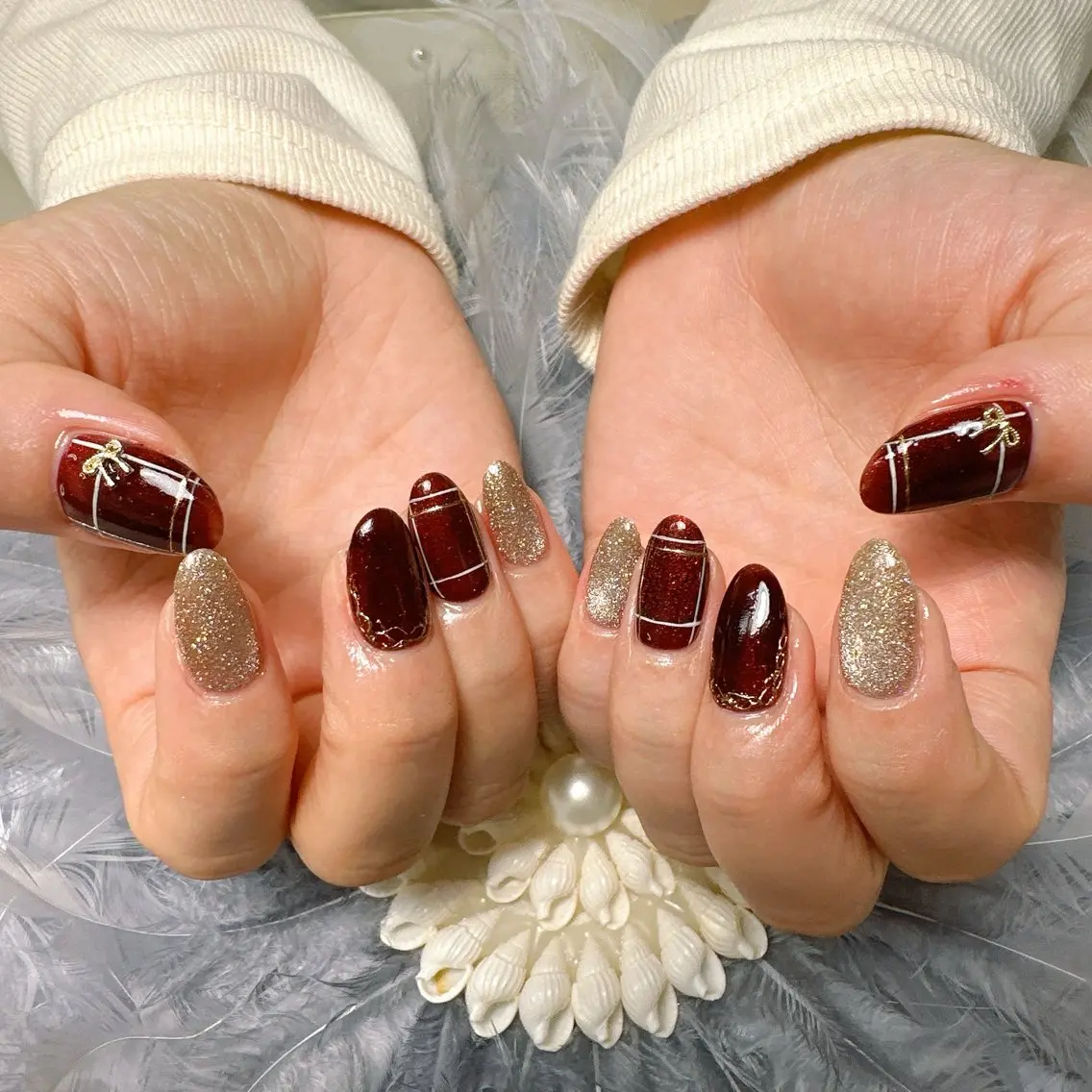 ネイル マグネットネイル ハンドネイル Pretty Nail Salonのネイルデザイン
