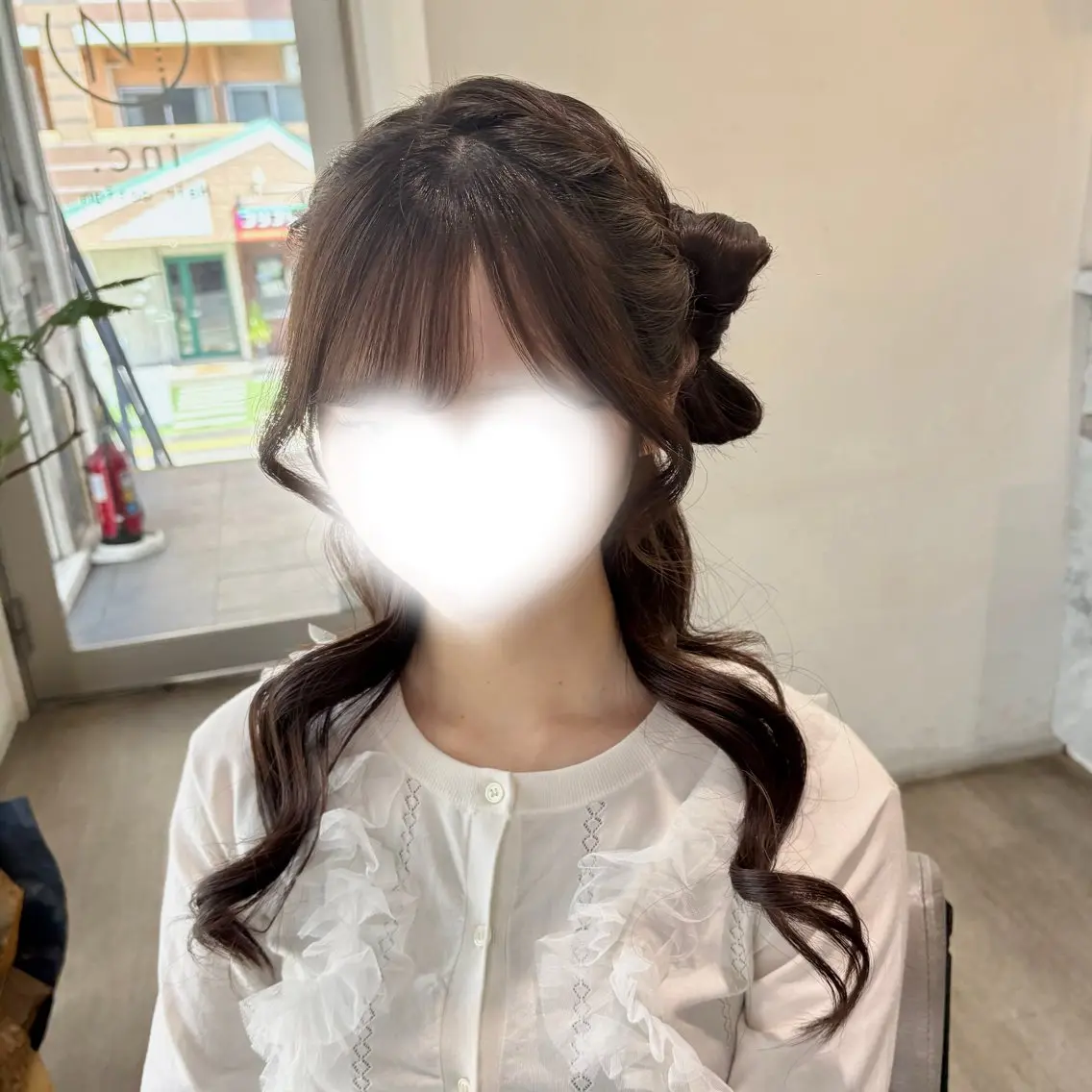 ヘアアレンジ ヘアセット ゆ ののヘアスタイル
