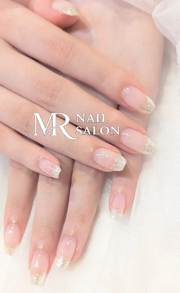 ネイル グラデーション ラメ(グリッター) ラメグラデーション MR じゅりのネイルデザイン