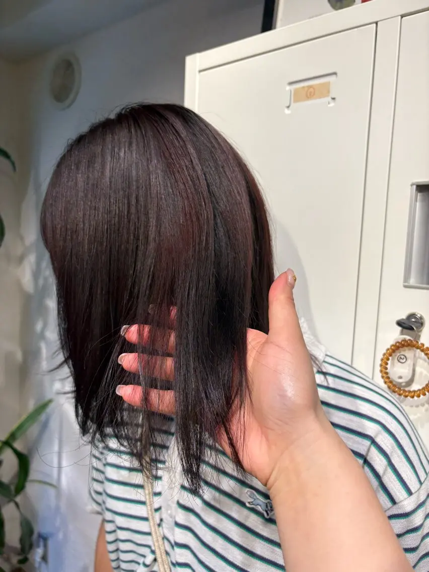 ミディアム カラー ブラウンカラー レッドカラー レッドブラウン レイヤー透明感カラー /gima🌱のヘアスタイル