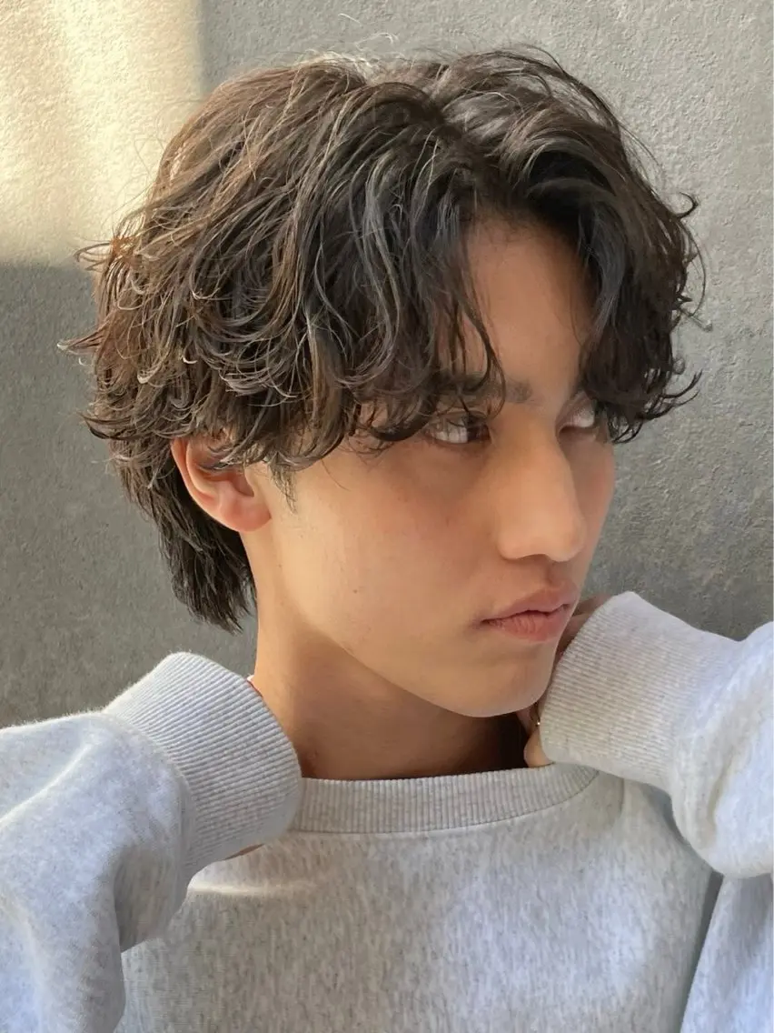 ショート パーマ ニュアンスパーマ パーマ 仲井間 賢雄 fifthのヘアスタイル