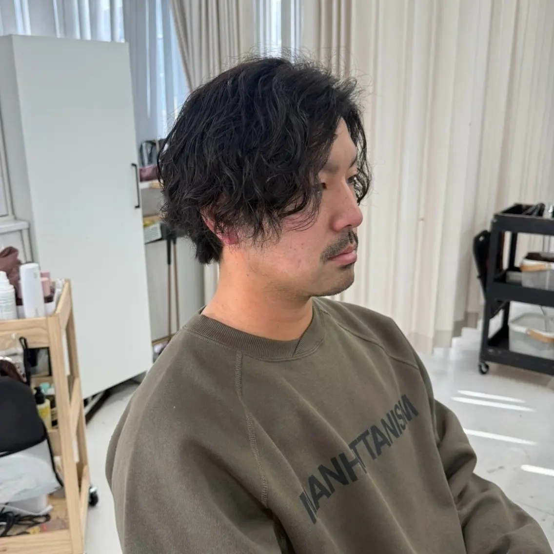 メンズ カット パーマ 榎本雪来⛄️ メンズカット✂️のヘアスタイル