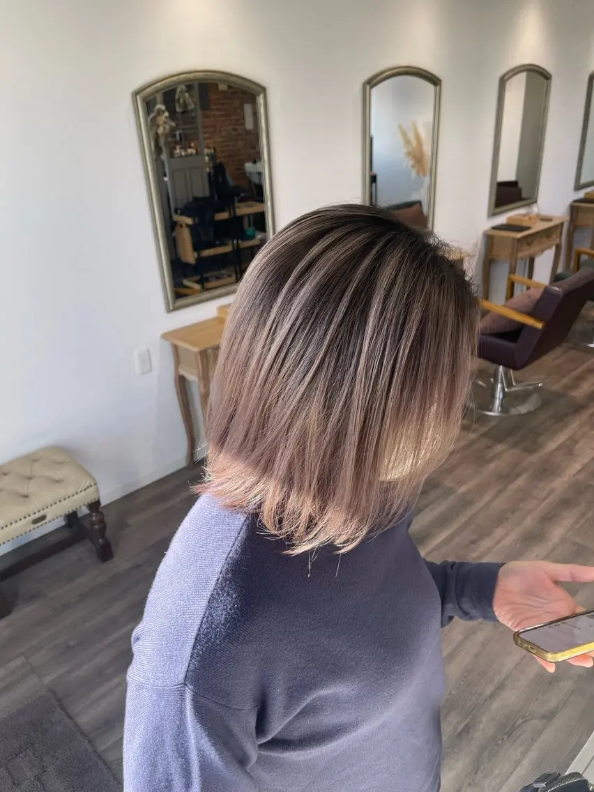 ミディアム カラー ヘアカラー Felice Erikaのヘアスタイル