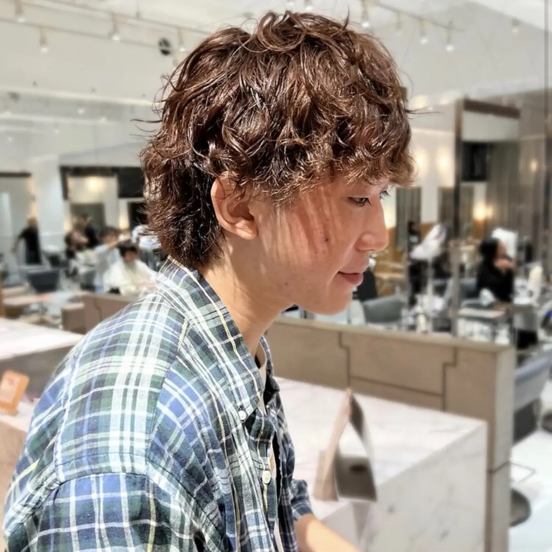 ショート パーマ メンズ メンズパーマ カット パーマ ♡ KANON ♡のヘアスタイル