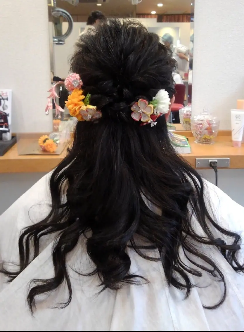 ロング ヘアアレンジ D/i |Y/no. 〈夜スパ17時〜〉のヘアスタイル
