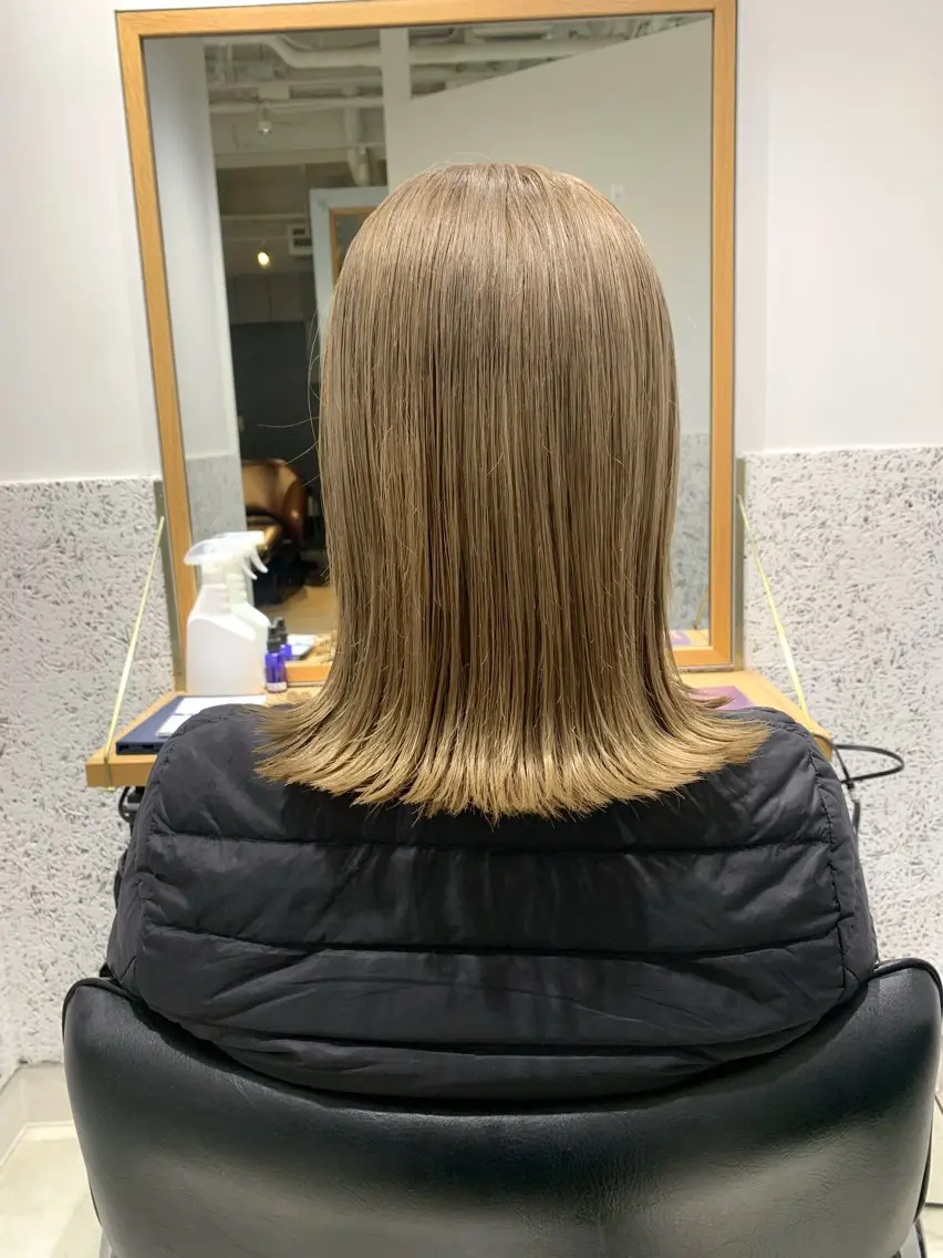 ミディアム カラー カット ✂︎ wakano shinpei✂︎のヘアスタイル
