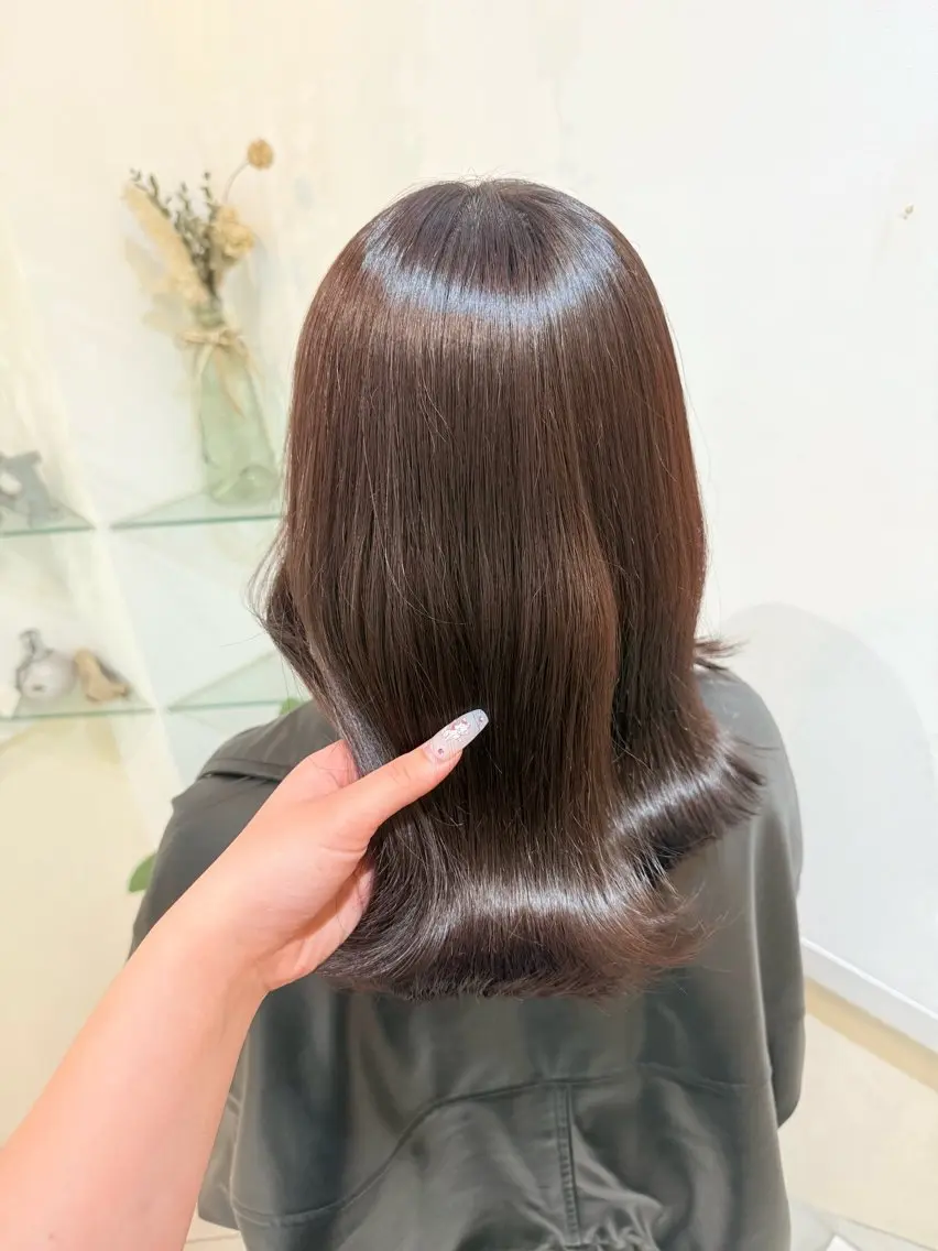 ミディアム ヘアカラー ♡艶髪/顔周り♡ Konomiのヘアスタイル