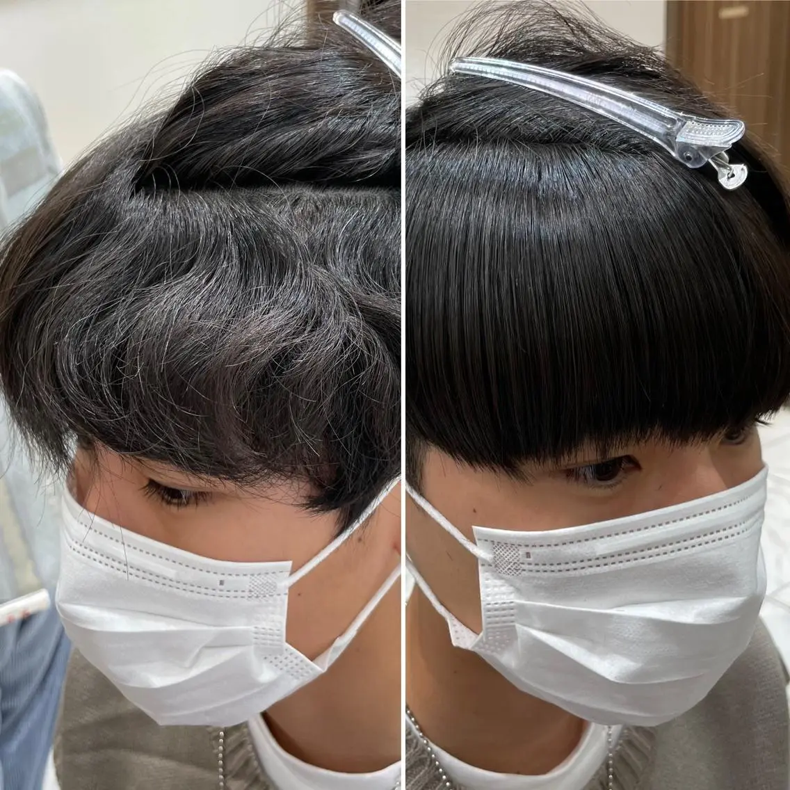 ショート パーマ メンズ カット 縮毛矯正 【メンズ縮毛矯正】 田中秀斗のヘアスタイル